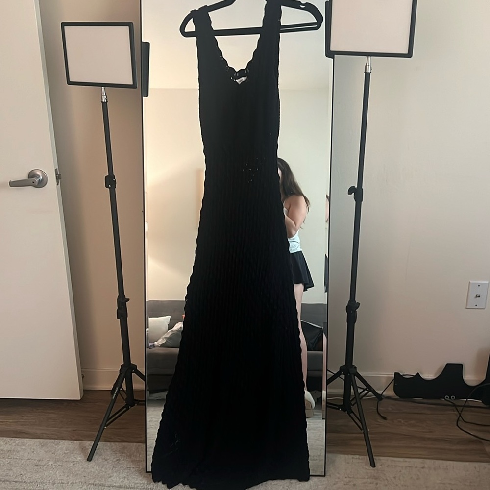 Mango Crochet Knit dress NWOT